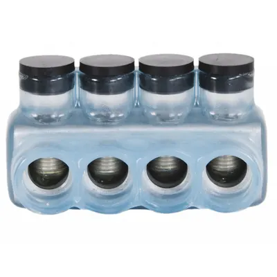 POLARIS Multitap Connector: 4 Port, Double-Sided Entry, 6 AWG – 3/0 AWG Wire Size - Dry-Location Double-Sided Entry Multitap Connectors