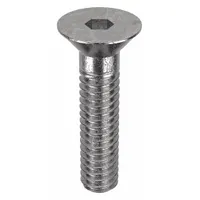 Socket Flat Head Screw: 1/4"-20 Thread Size, 1 in Lg, Flat, NL-19, Stainless Steel, 18-8, 50 PK (MPN FBFHEADS14201P50)