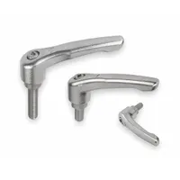 KIPP Adjustable Handle: SS, 5/16"-18 Thread, 25 mm Thread Lg, 65 mm Lg (MPN K0124.2A3X25)