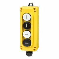 GIOVENZANA Pendant Control Station: (4) Push Buttons, 4NO, Right/Left/Up/Down, NEMA 4/4X (MPN TLP4.C)