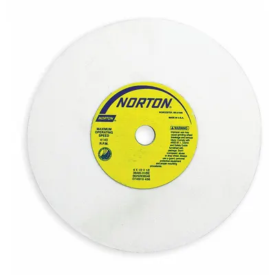 NORTON Type 5 Recessed Grinding Wheel - Grinding Wheels for Light-to-Moderate Grinding of Tool Steels