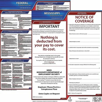 JJ KELLER Federal and State Labor Law Poster Set - State & Federal Labor Law Poster Sets