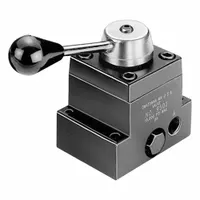 HYTEC Hydraulic Directional Control Valve: Two Positions, 1/4" NPT, Three-Way/Four-Way Ways, Manual (MPN 9503)