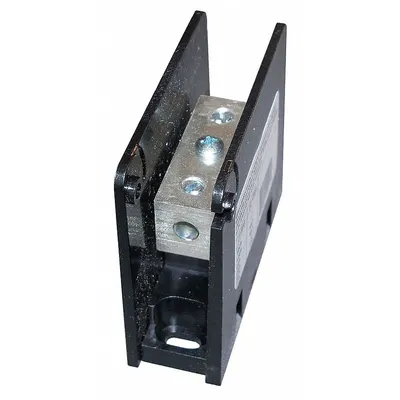 MERSEN Power Distribution Block: Open, Lug, Lug - Open Blocks with Lugs