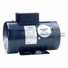 Totally enclosed fan-cooled (TEFC) motor with rigid base mount, rated 1 hp, 1,170 RPM, 230/460V AC, 3.8/1.9 A full load current at 60 Hz. Suitable for constant-speed industrial applications such as pumps, fans, conveyors, and machine tools.