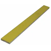 Stair Strip: Full Coverage Grit, Extruded Aluminum, Set in Concrete, 48 in Wd, 2 1/16 in Dp, Yellow (MPN WP24YEL4)