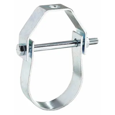 ANVIL Clevis Hanger: Zinc-Plated Steel, For 2 1/2 in Pipe, For 1/2 in Threaded Rod - Clevis Hangers for Tube & Pipe