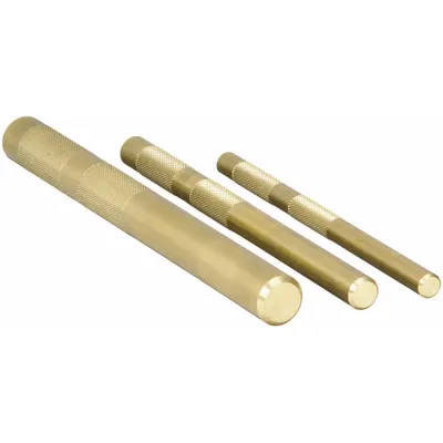 PROTO Drift Punch Set: Non-Sparking, 3/8 in_1/2 in_3/4 in Tip Size, 6 in_7 in_8 in Overall Lg - Standard Aligning Punch Sets