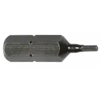 APEX Insert Bit: Insert Bit, Metric, Hex Head, 2.5 mm Bit Industry Size, Std, 1 in Overall Lg, 5 PK (MPN 185-2.5MM-5PK)