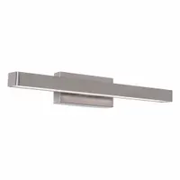 Decorative Vanity: Satin Nickel, 1,000 lm, 2700K/3000K/3500K/4000K/5000K, 20 W, 120 to 277V AC (MPN BRCV1803LAJUDSN)