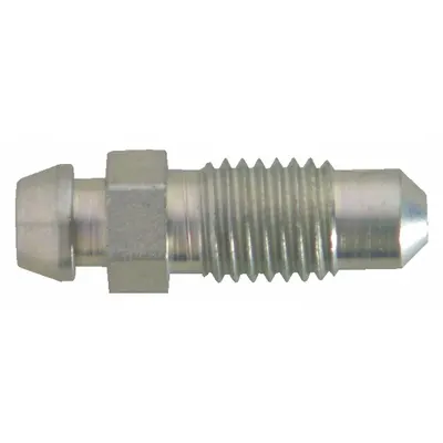 SUR&R Brake Bleeder Screw: Brake Bleeder Screw, M10-1.50 Thread Size, Steel, 5 Pieces - Hydraulic Brake Line Accessories