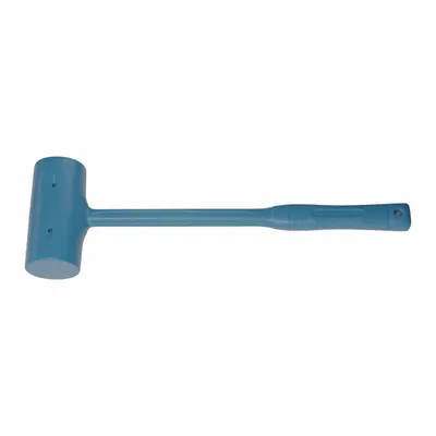 AMERICAN Mallet: Thermoplastic Polyurethane Handle, 4 lb Head Wt, 2 in Dia - Plastic Mallets