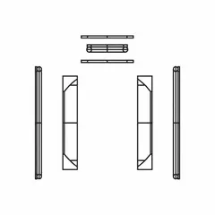 Replacement seal kit for 2" Parker BVAH series hydraulic ball valves. Constructed of Nitrile material. Used to restore sealing integrity in industrial fluid power systems, preventing leaks and maintaining system pressure.