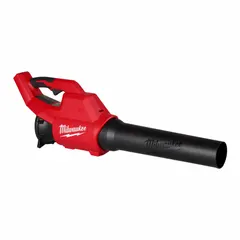 Battery-powered handheld blower delivering 450 cfm maximum air flow and 120 mph maximum air speed. Single-speed operation for clearing leaves, grass clippings, and light debris from driveways, sidewalks, and yards.