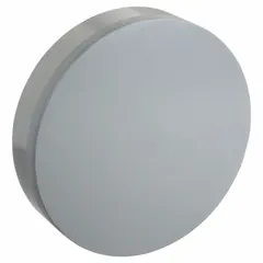 PVC end cap designed to seal the end of a 16-inch duct system. Features a 16-inch inlet diameter, 2 3/4-inch overall length, and 0.1875-inch material thickness. Used in ventilation and exhaust systems to prevent debris ingress and maintain airflow.