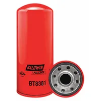 BALDWIN FILTERS Hydraulic Filter: Hydraulic Fluid, 1 1/2"-16 Thread Size, Spin-On, 5 in Overall Wd (MPN BT8381)