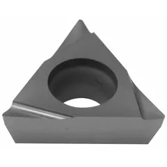 Triangle indexable turning insert designed for general turning, facing, and profiling operations. Suitable for machining steel, stainless steel, and cast iron at medium to high speeds. The AC5015S grade offers wear resistance, and the chipbreaker geometry provides effective chip control.