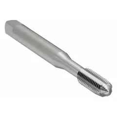 Thread-forming tap for creating internal threads by material displacement in ductile materials. Features H4 / 2B tolerance, plug chamfer, and high speed steel construction. Suitable for general purpose threading applications.