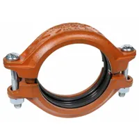 GRUVLOK Clamp Coupling: Clamp, 3 in x 3 in, Ductile Iron, NBR Seal, 300 psi @ 150° F (MPN 0390010247)