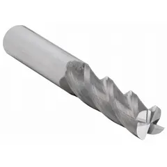 This carbide square end mill is designed for high-speed machining of aluminum and non-ferrous materials. Its 4-flute geometry provides efficient chip evacuation and a smooth finish in milling applications across automotive, aerospace, and general fabrication industries.