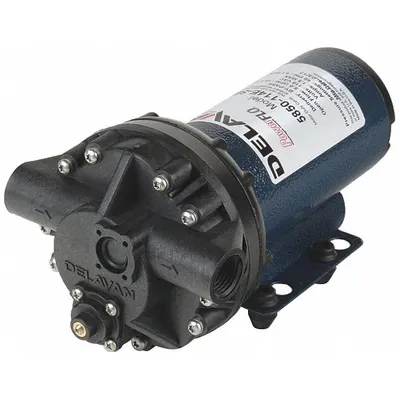 DELAVAN AG PUMPS Diaphragm Pump: Electric, 5850-114E-SB, Polypropylene, Santoprene - Bypass Electric Sprayer Pumps