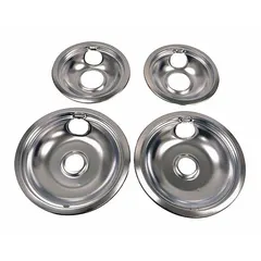 Replacement drip bowl for Whirlpool ovens. Designed to catch spills and drips during cooking, helping to keep the oven interior clean.