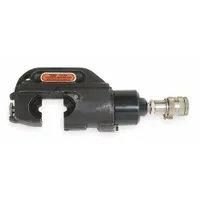 Remote hydraulic crimping head for aluminum cable up to 750 kcmil and copper cable up to 900 kcmil. Model 15500, part number 13100A. Used for heavy-duty electrical connections in power distribution and utility applications