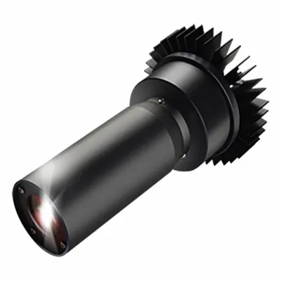 VISUAL WORKPLACE Projector, light marking, signals: Safety Sign, 4-Way Stop, Red - LED Projectors with Image Disks