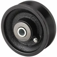 APPROVED VENDOR Track Wheel: 4 in Wheel Dia., 1 1/2 in Wheel Wd, 800 lb Load Capacity, Iron, Roller