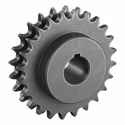 TRITAN Roller Chain Sprocket: 80-2, For 1 in Chain Pitch, 2 in Bore Dia, 24 Teeth - Size 80-2 Fixed-Bore Roller Chain Sprockets