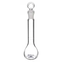APPROVED VENDOR Volumetric Flask: 10 mL, Colorless, Conical, 0.02 mL, Includes Closure
