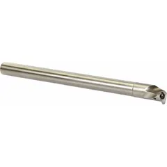 This indexable boring bar features a positive rake geometry and right-hand cutting orientation, designed for internal turning operations such as precision boring and hole enlargement. It is suitable for use with indexable inserts in general metalworking applications.