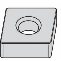 Diamond indexable turning inserts for precision machining of non-ferrous materials, composites, and abrasive workpieces. Suitable for turning, facing, and profiling operations requiring high surface finish and dimensional accuracy.