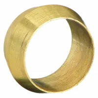 PARKER Compression Fitting Sleeve: 5/8 in OD Fitting Size, Compression, Brass, 10 PK (MPN 60C-10)