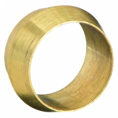 PARKER Compression Fitting Sleeve: 5/8 in OD Fitting Size, Compression, Brass - Standard Sleeve Brass Compression Fittings