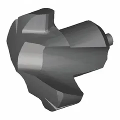This exchangeable tip is designed for use with compatible modular drill bodies in metalworking and industrial machining. It enables quick tip changes without removing the drill body, reducing downtime in production environments.