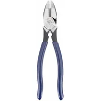 Linemans Plier: Flat, 9 3/8 in Overall Lg, 1 5/8 in Jaw Lg, 1 1/4 in Jaw Wd, 5/8 in Jaw Thick (MPN D213-9NETH)
