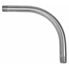 90-degree elbow for changing direction of rigid metal conduit (RMC) runs. Made from 316 stainless steel with a polished finish, 3/4 in trade size, 11 in overall length. Complies with full NEC standards.