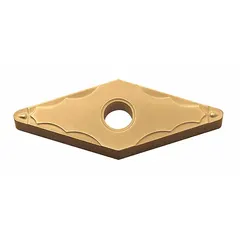 Diamond indexable turning insert for precision turning of non-ferrous materials, composites, and abrasive workpieces. Provides extended tool life and superior surface finish. Manufacturer part number VNMG3305GP CA530.