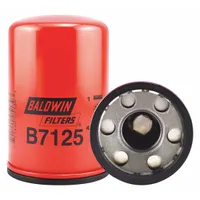 BALDWIN FILTERS Oil Filter: B7125, LF3703, 1 1/2"-16 Thread Size, 5 3/4 in Overall Ht, Oil, Spin-On (MPN B40168)