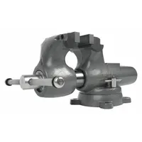 WILTON Machinist's Vise: Heavy Duty, Enclosed, 6 in Jaw Face Wd, 10 in Max Jaw Opening, Serrated (MPN 600S)