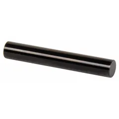 Steel plug and pin gauge with black oxide finish, 0.3000 in diameter, Class ZZ no-go (minus) tolerance of 0.00020 in, and surface finish of 10 microinch or better. Used to verify that a hole's minimum diameter does not exceed the specified limit in machining and quality control applications. Includes Certificate of Accuracy with NIST Traceability.