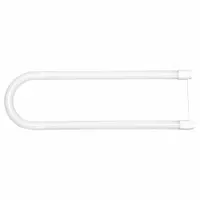 This UL Type B ballast-bypass U-bend lamp operates at 15W with a 4000K color temperature. It features a Medium Bi-Pin (G13) base and 6-inch leg spacing, with a shatter-resistant construction. Suitable for direct-wire installation in compatible T8 fixtures, commonly used in commercial and industrial settings