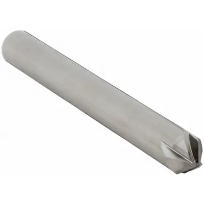 OEM Carbide Chamfer Mill, 4 Flute, 82°, 1/8" Mill Dia, 1-1/2" OAL - Carbide Chamfer Mills