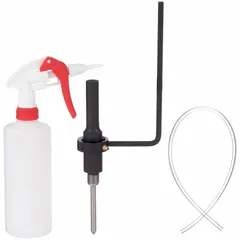 Arbor assembly for magnetic drills, featuring a 3/4 in shank diameter and 2 in cutting depth. Includes an oil hose for lubrication during cutting operations. Used to hold and drive hole saws or cutting tools.