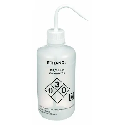 OEM Wash Bottle: 1 L - Narrow Mouthed Standard Spout Wash Bottles