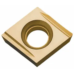 This diamond indexable turning insert is designed for precision machining of non-ferrous materials. It is suitable for turning, boring, and facing operations, providing a high surface finish and extended tool life.