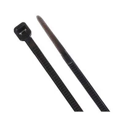 OEM Cable Tie: 4 in Nominal Lg, 1 in Nominal Max. Bundle Dia., 0.1 in Wd, Outdoor Use - All Purpose Nylon Cable Ties