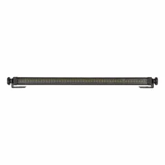 This MAXXIMA LED floodlight is designed for permanent mounting on vehicles. It features a black housing, a bracket mount, and blunt cut wires for direct hardwiring. With an overall depth of 1 5/8 in, it provides focused illumination for work areas, loading zones, or off-road tasks.