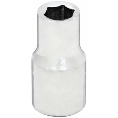 WESTWARD Socket: Metric, 1/4 in Drive Size, 3.5 mm Socket Size, 6-Point, Std, Chrome - 1/4" Drive Hand Sockets